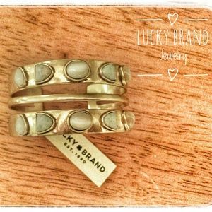Lucky Brand Blue Stone Cuff NWT NEW This Season!